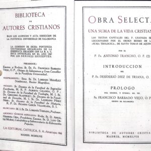 OBRA SELECTA - UNA SUMA DE LA VIDA CRISTIANA - (FRAY LUIS DE GRANADA O.P. )