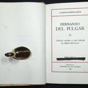 FERNANDO DEL PULGAR - GLOSA A LAS COPLAS DE MINGO REVULGO -