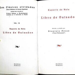 LIBRO DE GUISADOS (RUPERTO DE NOLA) -CLÁSICOS OLVIDADOS-