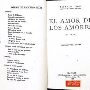 EL AMOR DE LOS AMORES