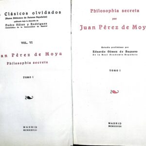 JUAN PÉREZ DE MOYA -CLÁSICOS OLVIDADOS-