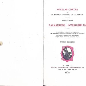 NOVELAS CORTAS DE PEDRO ANTONIO DE ALARCÓN