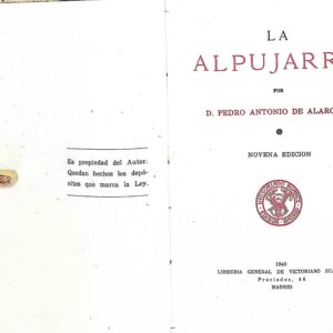 LA ALPUJARRA  -PEDRO ANTONIO DE ALARCÓN-