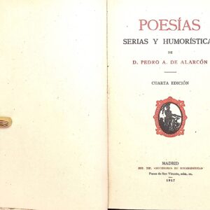 POESÍAS SERIAS Y HUMORÍSTICAS -PEDRO ANTONIO DE ALARCÓN-