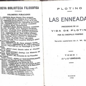 PLOTINO (LAS ENEAS)
