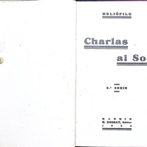 CHARLAS AL SOL