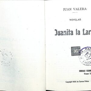 JUANITA LA LARGA  -JUAN VALERA-