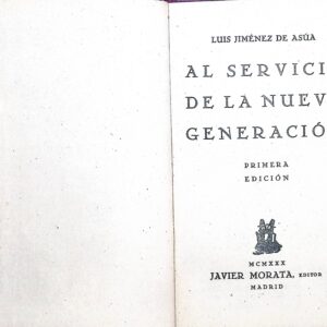 AL SERVICIO DE LA NUEVA GENERACIÓN