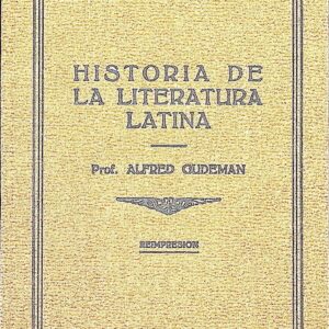 HISTORIA DE LA LITERATURA LATINA
