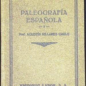 PALEOGRAFÍA ESPAÑOLA