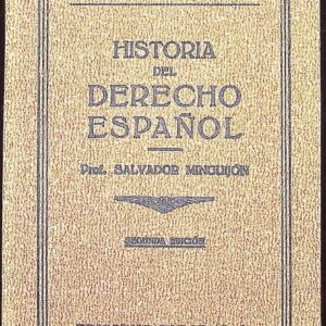 HISTORIA DEL DERECHO ESPAÑOL