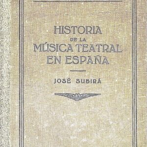 HISTORIA DE LA MISICA TEATRAL EN ESPAÑA