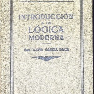 INTRODUCCIÓN A LA LÓGICA MODERNA