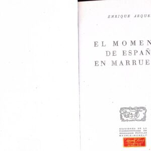 EL MOMENTO DE ESPAÑA EN MARRUECOS