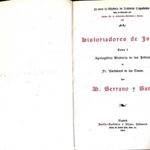 D. MARCELINO MENÉNDEZ Y PELAYO (HISTORIADORES DE INDIAS)