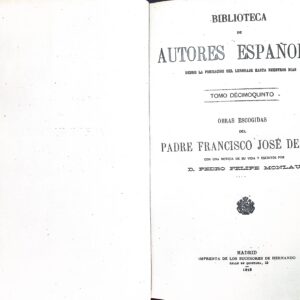 OBRAS ESCOGIDAS DE PADRE FRANCISCO JOSÉ DE LA ISLA