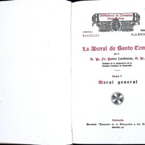 LA MORAL DE SANTO TOMÁS