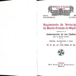 REGIMIENTO DE PRÍNCIPES DE SANTO TOMÁS DE AQUINO