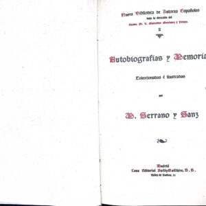 D. MARCELINO MENÉNDEZ Y PELAYO (AUTOBÍOGRAFÍAS Y MEMORÍAS)
