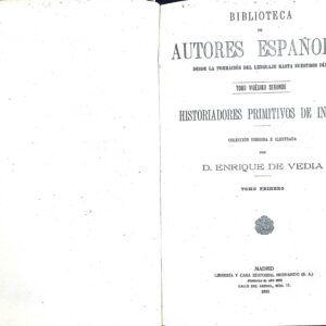 HISTORIADORES PRIMITIVOS DE INDIAS