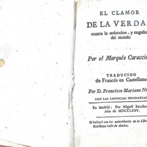 EL CLAMOR DE LA VERDAD CONTRA LA SEDUCCION. Y ENGAÑOS DEL MUNDO