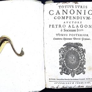 TOTIUS IVRIS CANONICE COMPENDIUM AVCTORE