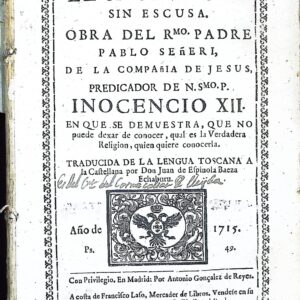 EL INCREDULO SIN ESCUSA