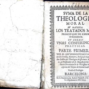 SUMA DE LA THEOLOGIA MORAL