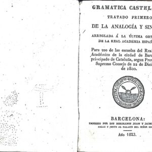 GRAMATICA CASTELLANA