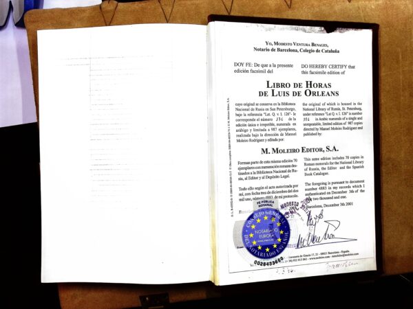 LIBRO DE HORAS DE LUIS DE ORLEANS - Imagen 2