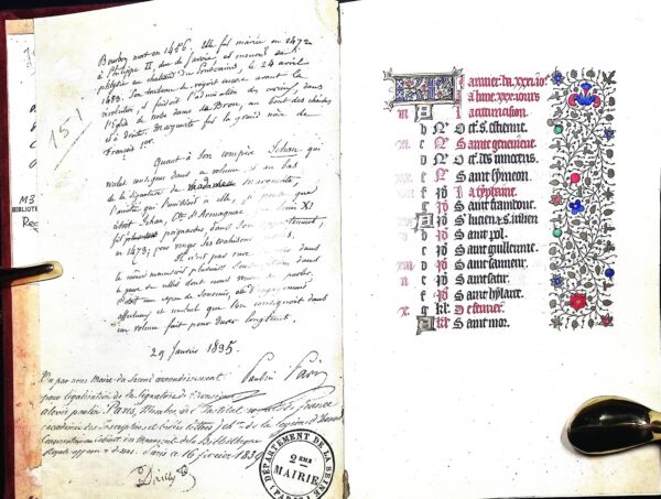 LIBRO DE HORAS DE MARGARITA DE BORBÓN