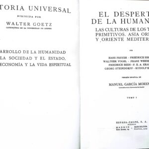 HISTORIA UNIVERSAL (DIRIGIDA POR WALTER GOETZ)
