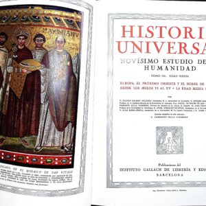 HISTORIA UNIVERSAL (NOVISIMO ESTUDIO DE LA HUMANIDAD) - EUROPA, EL PRÓXIMO ORIENTE Y EL NORTE DE ÁFRICA, DESDE LOS SOGLOS VI AL XV (LA EDAD MEDIA DE ASIA)