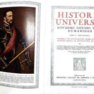 HISTORIA UNIVERSAL (NOVISIMO ESTUDIO DE LA HUMANIDAD) -EUROPA Y SU CIVILIZACIÓN DESDE EL RENACIMIENTO HASTA LA REVOLUCIÓN TOMÁNTICA-