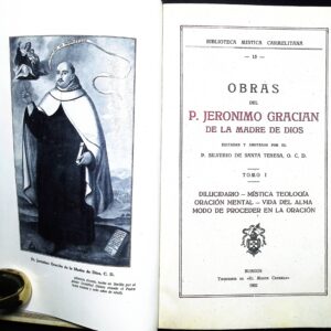 P. JERONIMO GRACIAN (OBRAS)