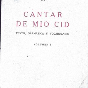 CANTAR DE MIO CID